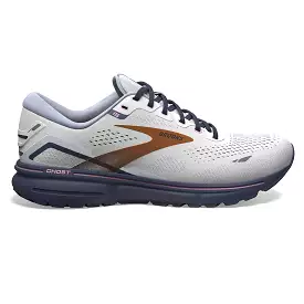 Women's Brooks Ghost 15, Spa Blue/Neo Pink/ Copper, 5 D Wide