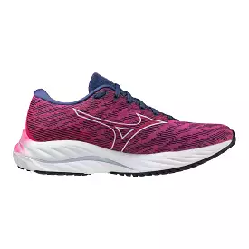 Women's Mizuno Wave Rider 26, Festival Fuchsia/Halogen Blue, 8 B