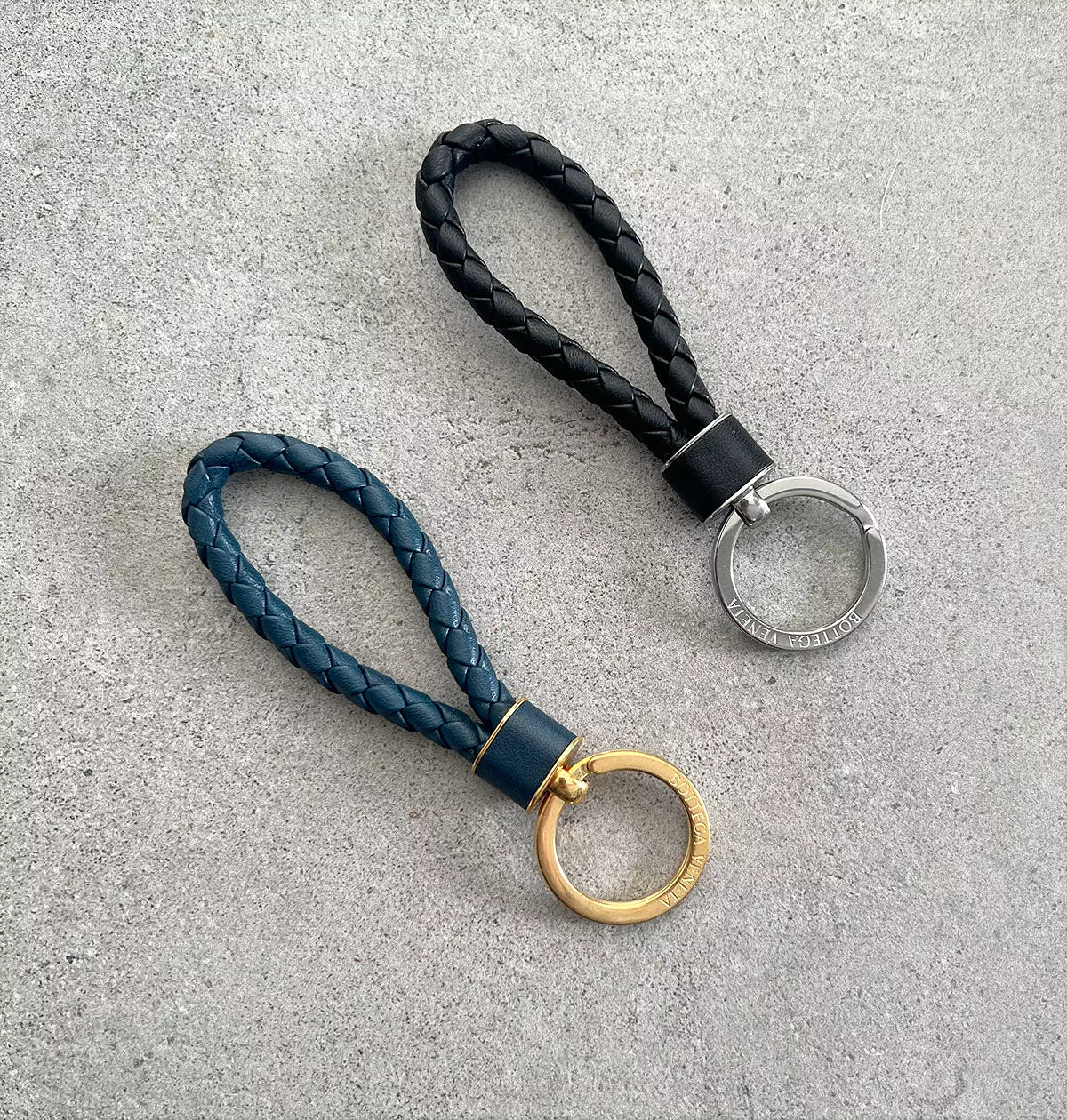 Woven Key Ring, Black (S)