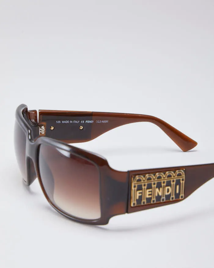 Y2K Vintage Brown Fendi Sunglasses